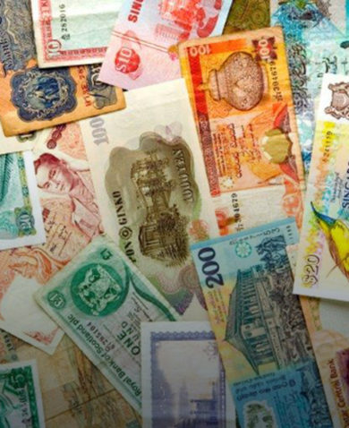 Currency from different countries