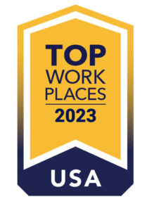 Top Work Places 2023 USA Badge