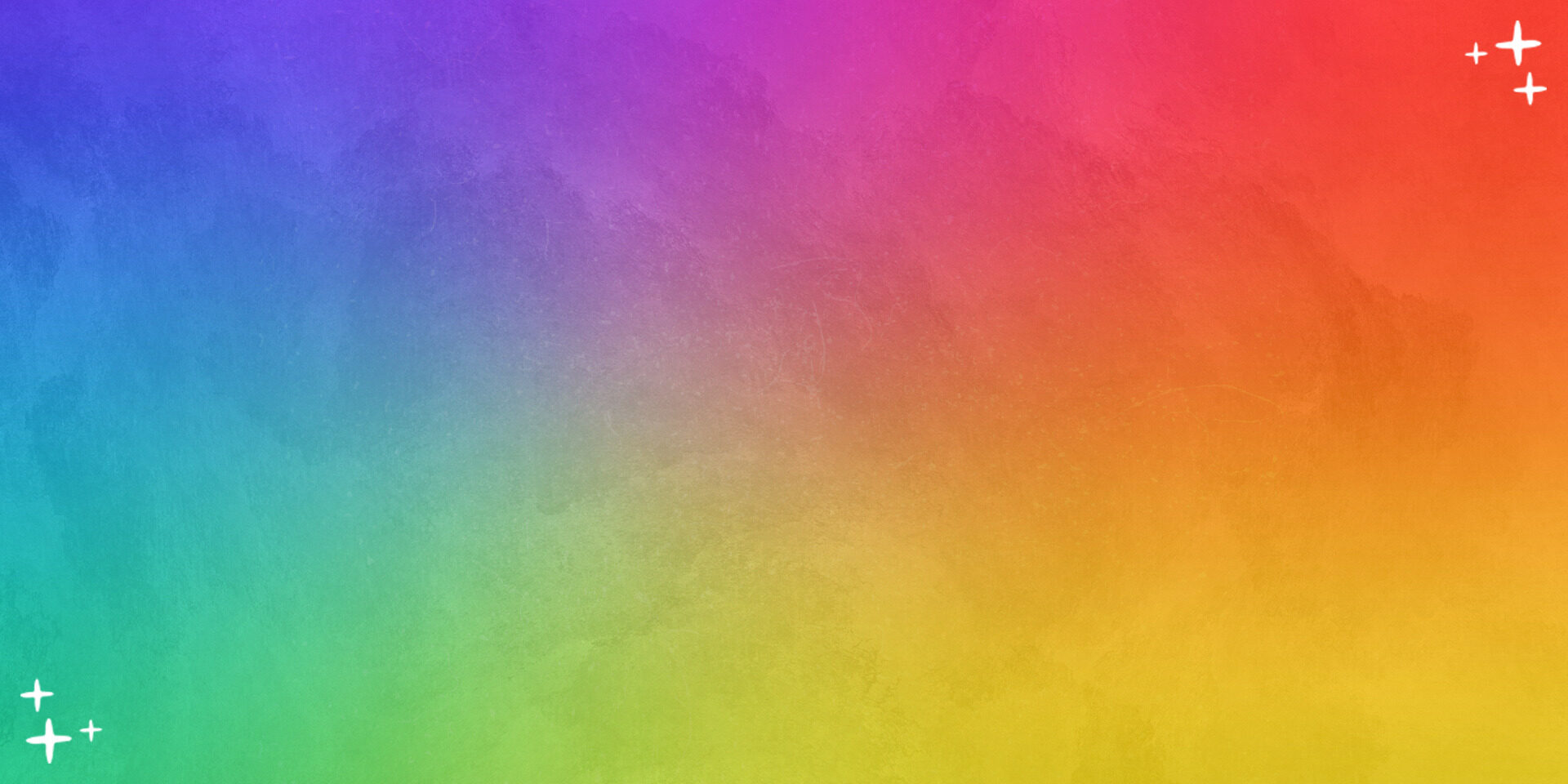 A background image of rainbow colors