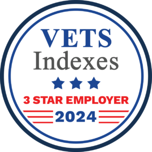 VETS Indexes 3-Star Employer 2024 Award 