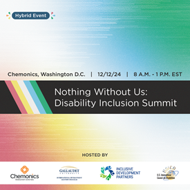 Details of Nothing Without Us: Disability Policy Summit on December 12, 2024